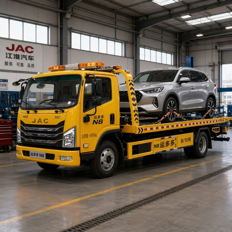 Hvordan kan Heavy-Duty møder kompakt JAC N8 8/10-tons Wrecker med Cummins Power Forbedre Road Recovery?