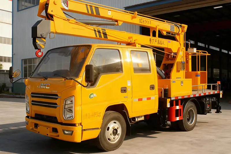 Arbejdsvogn med mellemledsbom